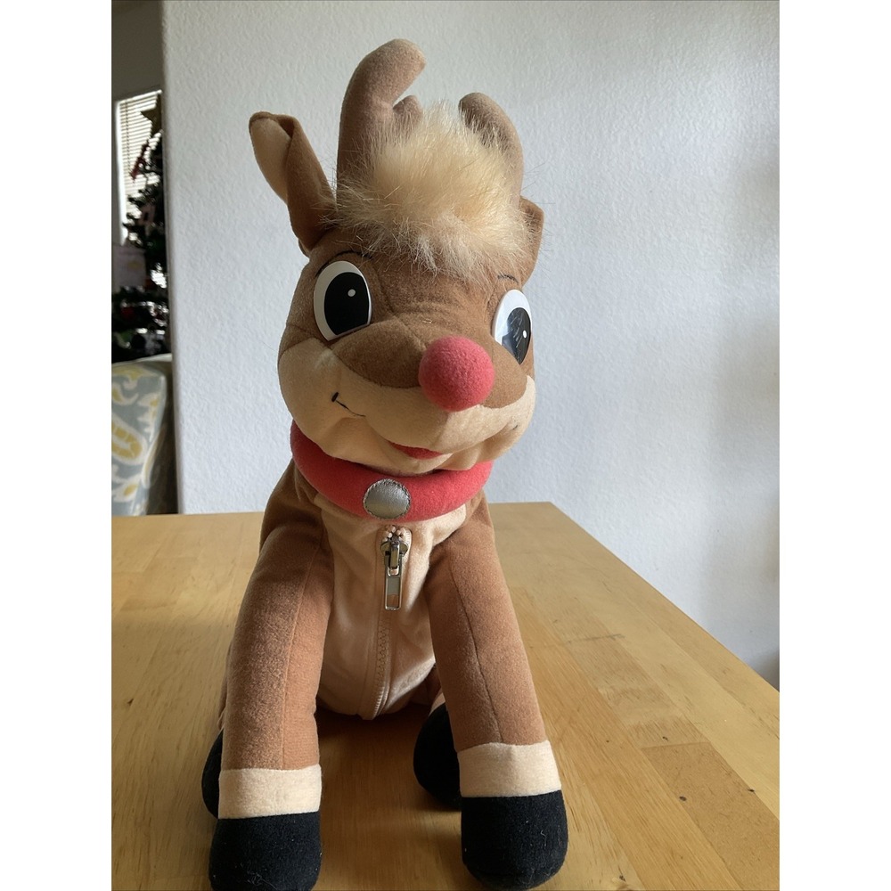 Heartland Apparel VTG 1999 Rudolph the Red Nosed Reindeer Zipper PJ Pouch